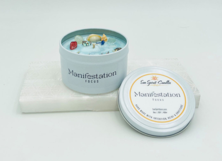 Manifestation - Focus - Scented Candle - Sun Spirit Gems & Candles