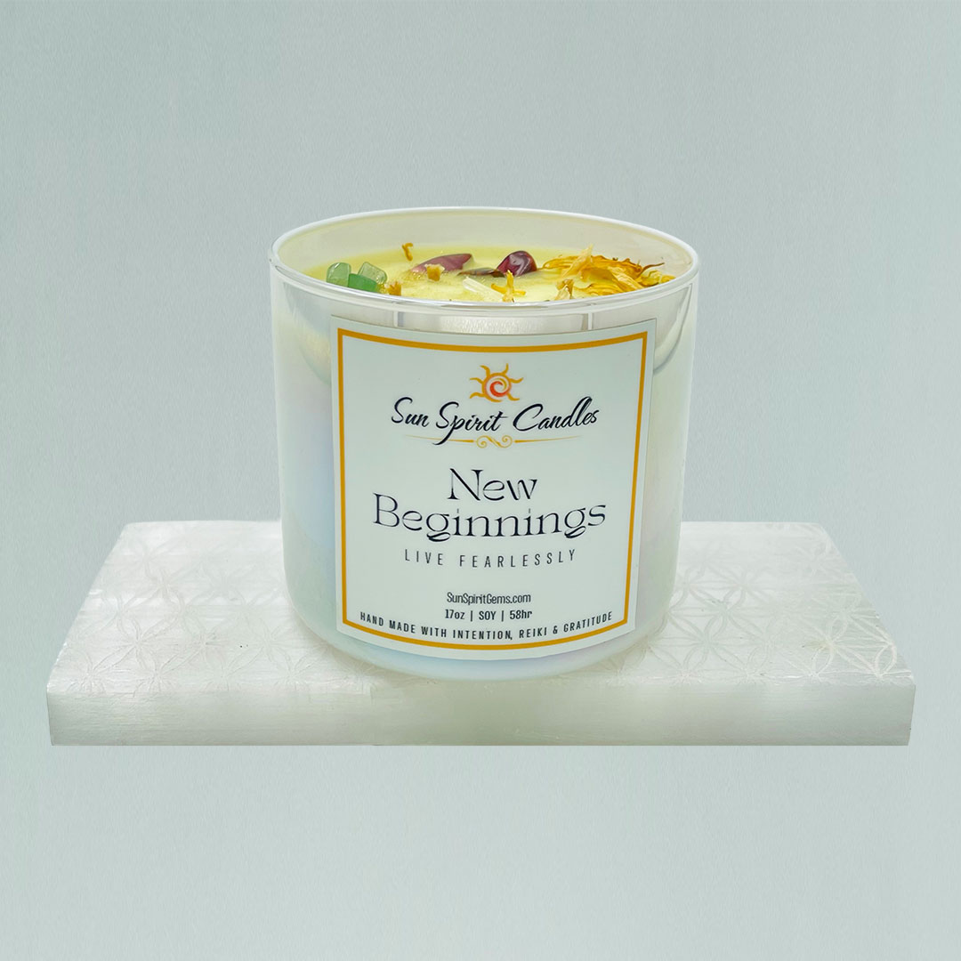New Beginnings - Scented Candle - Sun Spirit Scented Candles