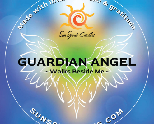 Guardian Angel Scented Candle - Healing Heart Collection - Sun Spirit Candles