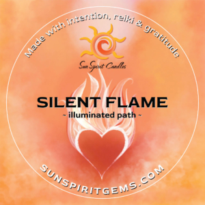Silent Flame Scented Candle - Healing Heart Collection - Sun Spirit Candles