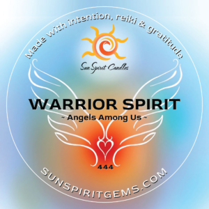 Warrior Spirit Scented Candle - Healing Heart Collection - Sun Spirit Candles
