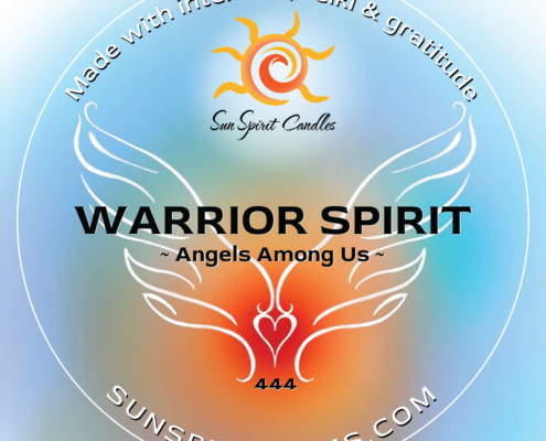 Warrior Spirit Scented Candle - Healing Heart Collection - Sun Spirit Candles