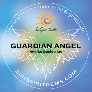 Guardian Angel Scented Candle - Healing Heart Collection - Sun Spirit Candles