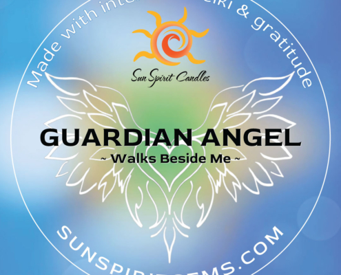 Guardian Angel Scented Candle - Healing Heart Collection - Sun Spirit Candles